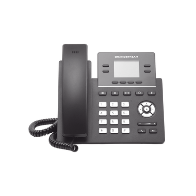 Teléfono IP Grado Operador, 4 líneas SIP con 2 cuentas, pantalla a color 2.4″, PoE, codec Opus, IPV4/IPV6 con gestión en la nube GDMS