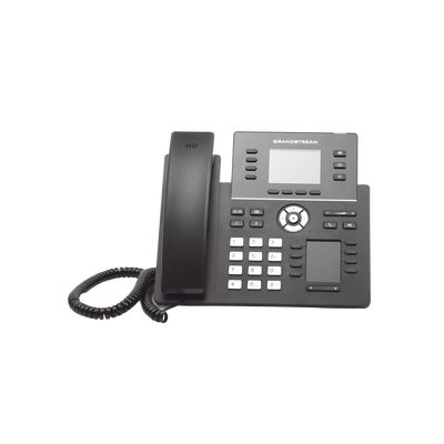 Teléfono IP Wi-Fi, Grado Operador, 4 líneas SIP con 4 cuentas, pantalla a color 2.8″, puertos Gigabit, Bluetooth, PoE, codec Opus, IPV4/IPV6 con gestión en la nube GDMS