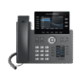 Teléfono IP Wi-Fi, Grado Operador, 6 líneas SIP con 6 cuentas, pantalla a color 4.3", puertos Gigabit, Bluetooth, PoE, codec Opus, IPV4/IPV6 con gestión en la nube GDMS