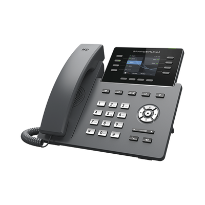 Teléfono IP Wi-Fi, Grado Operador, 8 líneas SIP con 4 cuentas, pantalla a color 2.8″, puertos Gigabit, Bluetooth, PoE, codec Opus, IPV4/IPV6 con gestión en la nube GDMS