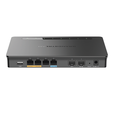Router Gigabit VPN / Balanceador GRANDSTREAM GWN7002 de cargas / 30,000 sesiones NAT / 4 puertos 10/100/1000 Mbps + 2 puertos SFP (WAN/LAN) / 1 puerto entrada PoE(af/at) / 2 puertos salida PoE (af/at) / Compatible con GWN Cloud. - Image 4