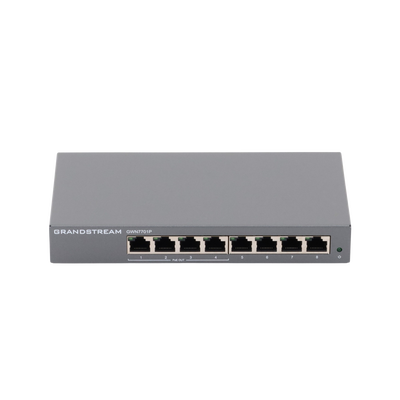 Switch GRANDSTREAM GWN7701P PoE+ Gigabit No Administrable / 8 puertos 10/100/1000 Mbps / 4 puertos PoE+ / hasta 60W - Image 6