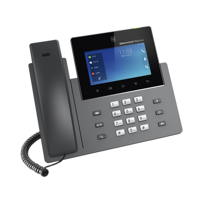 Teléfono IP Android 11, 16 líneas SIP con 12 cuentas, pantalla táctil  5", puertos Gigabit, Wi-Fi, Bluetooth, PoE, codec Opus, IPV4/IPV6 con gestión en la nube GDMS - Image 3
