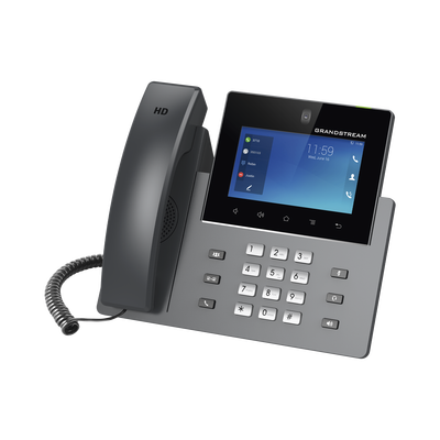 Teléfono IP Android 11, 16 líneas SIP con 12 cuentas, pantalla táctil  5", puertos Gigabit, Wi-Fi, Bluetooth, PoE, codec Opus, IPV4/IPV6 con gestión en la nube GDMS - Image 4