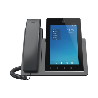 Teléfono IP Android 11, 16 líneas SIP con 16 cuentas, pantalla táctil  7", puertos Gigabit, Wi-Fi, Bluetooth, PoE, codec Opus, IPV4/IPV6 con gestión en la nube GDMS - Image 3