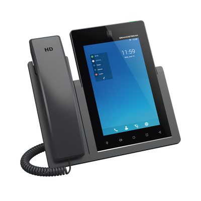 Teléfono IP Android 11, 16 líneas SIP con 16 cuentas, pantalla táctil  7", puertos Gigabit, Wi-Fi, Bluetooth, PoE, codec Opus, IPV4/IPV6 con gestión en la nube GDMS - Image 5