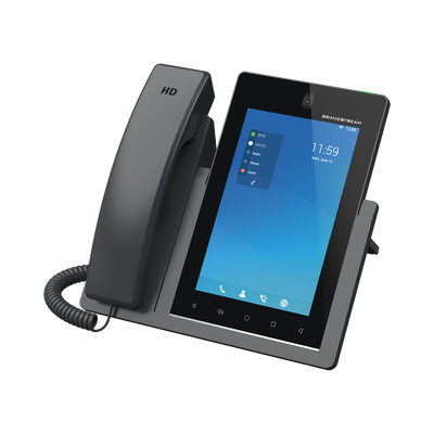 Teléfono IP Android 11, 16 líneas SIP con 16 cuentas, pantalla táctil  7", puertos Gigabit, Wi-Fi, Bluetooth, PoE, codec Opus, IPV4/IPV6 con gestión en la nube GDMS - Image 6