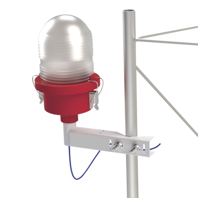 Herraje para Lámpara de Obstrucción LED Modelo EI-LBIB/OL1-VLED2- IR/ OL2-VLED2-IR - Image 4