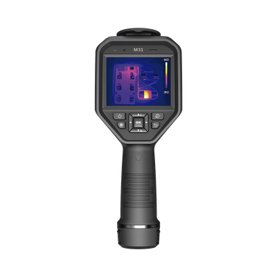 M31 – Cámara Termográfica Portátil Dual / Lente Térmico 9.7 mm (384 x 288) / Lente Óptico (8 Megapixel) / WiFi / IP54 / Ranura MicroSD hasta 64 Gb / Hasta 5 Horas de Funcionamiento Continuo