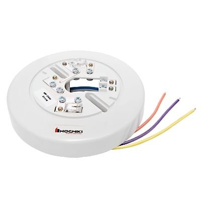 Base Para Detector Convencional Con Relevador, 6 “, 4 Hilos, 24 Vcd (0300-02030)
