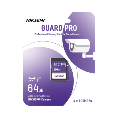 Memoria SD Clase 10 HIKSEMI by HIKVISION HS-SD-P10/64G/GUARDPRO de 64 GB / Especializada Para Videovigilancia - Image 3