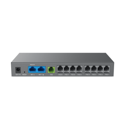 Gateway Analógico 8 FXO (Conectar Lineas Analógicas) / 3 Perfiles SIP / 1 Puerto FXS / NAT GRANDSTREAM HT-881 de Alto Rendimiento / Soporte Lifeline / Fax T.38 / Cifrado AES / Failover SIP / Conferencia de Voz 3 Vías - Image 3