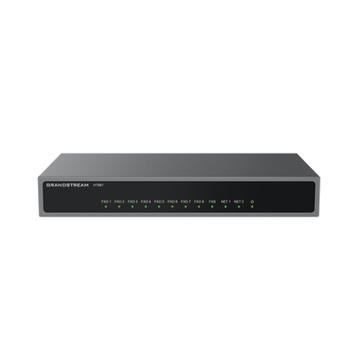 Gateway Analógico 8 FXO (Conectar Lineas Analógicas) / 3 Perfiles SIP / 1 Puerto FXS / NAT GRANDSTREAM HT-881 de Alto Rendimiento / Soporte Lifeline / Fax T.38 / Cifrado AES / Failover SIP / Conferencia de Voz 3 Vías - Image 2