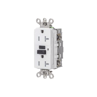 Contacto GFCI 20 A 125 V / Resistente a Intemperie / A prueba HUBBELL HUB-GFS-G5362-W de manipulaciones / Color Blanco (Nema 5-20R) / Grado Industrial. - Image 2