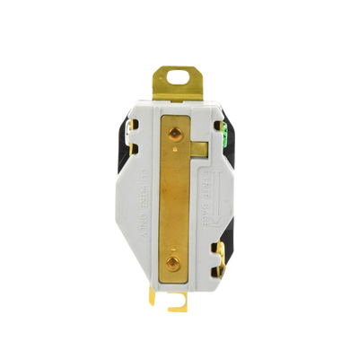 Receptáculo de Media Vuelta Industrial 30 A 125 V CA 2 Polos 3 Hilos (Nema L5-30R) Color Negro. - Image 4