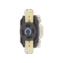 Receptáculo con Bloqueo de Media Vuelta Industrial 30 A 250 V CA / 3 Polos 4 Hilos / Nema L15-30R.