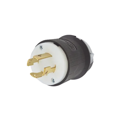Clavija con Bloqueo de Media Vuelta Industrial 30 A 250 V CA / 3 Polos 4 Hilos / Nema L15-30P. - Image 2