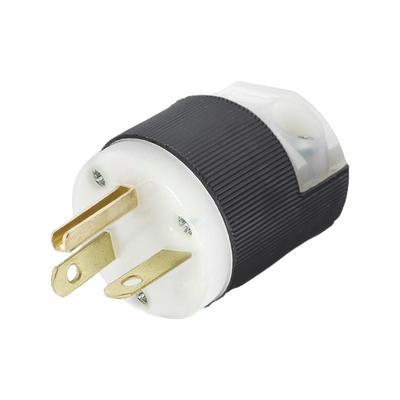 Clavija HUBBELL HUB-HBL5466C Entrada Recta/ 20 A 250 V CA/ 2 Polos 3 Hilos/ Nema 6-20 P/Grado Comercial – Industrial.
