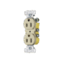 Contacto Duplex 15A 125V/ 2 Polos 3 Hilos / Cableado posterior y lateral / Nema 5-15R / Color Marfil.