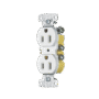 Contacto Duplex 15A 125V/ 2 Polos 3 Hilos/ Nema 5-15R/ Color Blanco.