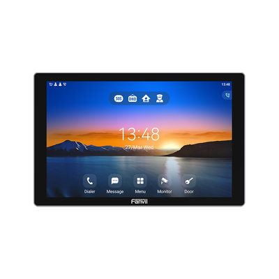 Monitor Audio/Video  IP/SIP para interior, Wi-Fi, pantalla táctil de 10.1″, Apertura remota