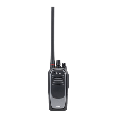 Radio digital NXDN sin pantalla en la banda de UHF, rango de frecuencia 380-470MHz, sumergible IP68, con encriptación DES, GPS,  bluethooth, grabador de voz, 32 canales. no incluye cargador ni antena.