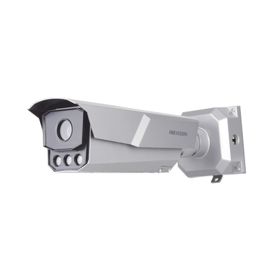 Bala IP 4 Megapixel / ANPR / Reconocimiento y Captura HIKVISION IDS-TCM403-BI(G)/POE/0832 de Placas Vehiculares para Trafico de Alta Velocidad / DARKFIGHTER / WDR 140 dB / IP67 / IK10 / Lente Mot. 8 a 32 mm / 50 mts IR / MicroSD