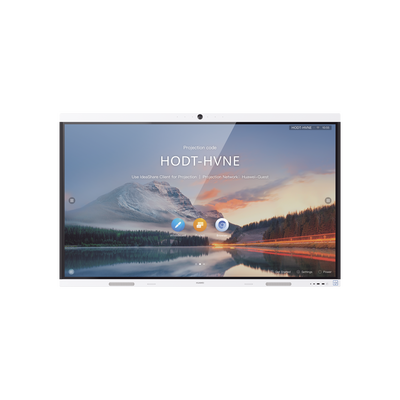 HUAWEI IdeaHub B2, Pantalla interactiva para Colaboración Inteligente, 86″, 4K UHD, Android 9, Wi-Fi, blanco Jade.