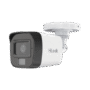 [Dual Light] Bala IP 4 Megapixel / Lente 2.8 mm / Ángulo de visión 104° / 20 mts IR + 15 mts Luz Blanca / Micrófono Integrado / ACUSENSE Lite / Exterior IP67 / H.265+ / PoE / ONVIF / dWDR