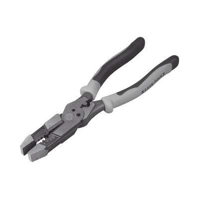 Pinza Híbrida con Ponchadora de 8″. Pela Cable Sólido de 10-14 AWG y Cable Trenzado de 12-16 AWG