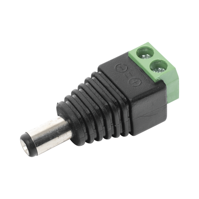 Adaptador Macho Tipo Jack EPCOM POWERLINE JR-52 de 3.5 mm Polarizado de 12 Vcc / Terminales Tipo Tornillo / Polarizado (+/-) / Ideal para Cámaras de Video Vigilancia.