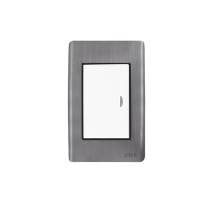 Apagador Escalera Sencillo JWJ JTL-E7502 de 10 A/ 127 V CA ~ 60 Hz / Placa de Acero. - Image 2