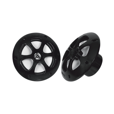 Par de altavoces fabricado en grado marinos en color negro de 6.5″ de 100 W de entrada máxima