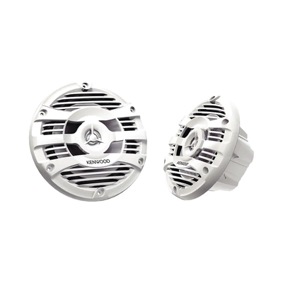 Par de altavoces fabricados en grado marinos en color blanco de 6.5″ potencia máxima de 150 W