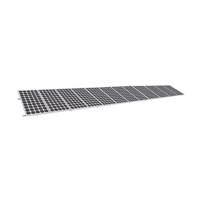 Montaje para Panel Solar, Riel “8” de 5400mm para Módulos con Espesor de 35mm, Velocidad de Viento Máx. 136km/h (20° a 45°)