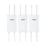 Kit de 3 Puntos de Acceso WiFi 6 y PTMP Omnidireccional, Doble Banda Simultanea en 2.4 y 5 GHz, Hasta 300 m de Cobertura WiFi, Hasta 2.976 Gbps, Hasta 256 Usuarios Concurrentes, Administración en Nube Gratis con INSIGHTS