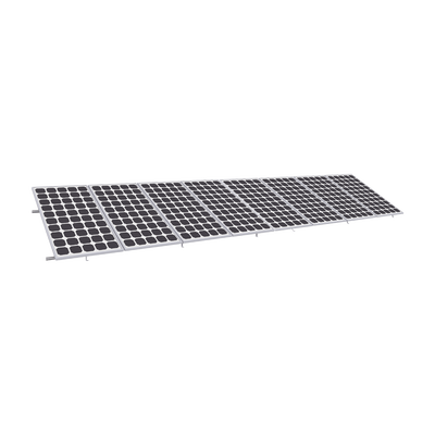 Montaje para Panel Solar, Riel “8” de 5400mm para Módulos de 550 a 660w con Espesor de 35mm, Velocidad de Viento Máx. 136km/h (20° a 45°)