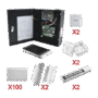Kit de Control de Acceso con TARJETA para 2 Puertas   / TODO INCLUIDO / Software IVMS4200 incluido