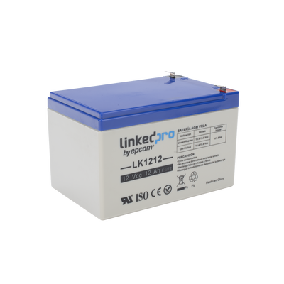 Batería 12 V / 12 Ah / UL / Tecnología AGM / Vida útil promedio de 5 años / Uso en equipo electrónico / Intrusión / Incendio/ Control de acceso / Video Vigilancia / Terminales F1 ( Incluye adaptador F2 ) - Image 5