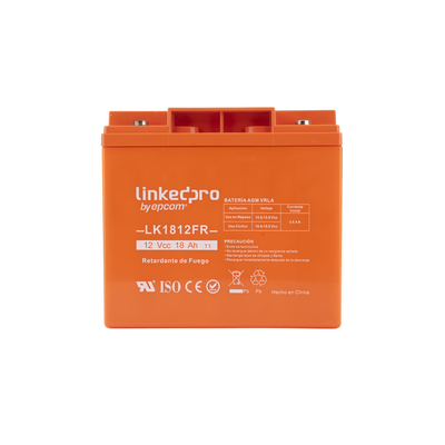 Batería 12 V / 18 Ah / UL / Tecnología AGM / Vida útil promedio de 5 años / Retardante a la Flama / Para uso en equipo electrónico, Alarmas de Intrusión / Incendio/ Control de acceso / Video Vigilancia / TermInale - Image 2