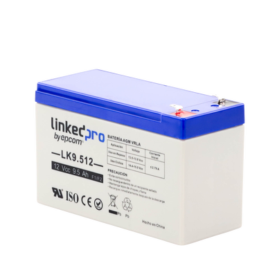 Batería 12 V / 9.5 Ah / UL / Tecnología AGM / Vida útil promedio 5 años / Para uso en equipo electrónico, Alarmas de Intrusión / Incendio/ Control de acceso / Video Vigilancia / Terminales F1 ( Incluye adaptador F - Image 4