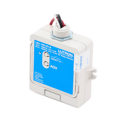 (RadioRA2) Relay control LUTRON ELECTRONICS LMJ16RDVB de iluminación, carga 16A, 120/277V, compatible con RadioRA2, RA2Select y RR3. - Image 5
