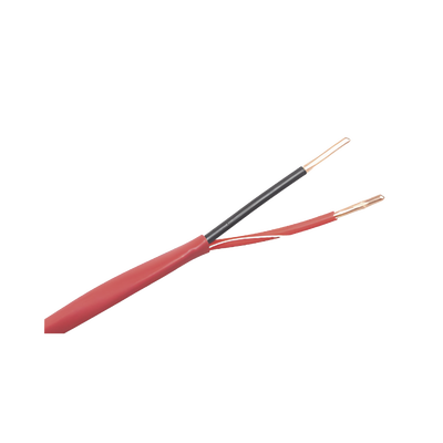 Alambre de Alarma contra Incendios – Bobina de 305 Metros: 2 x 18 AWG, Rojo, Tipo FPLR, (UL) FT4, Ideal para Sistemas de Detección y Evacuación de Incendios