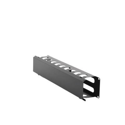 Organizador de Cables Horizontal de 2U para Rack de 19" con Cubierta Metálica - Image 3