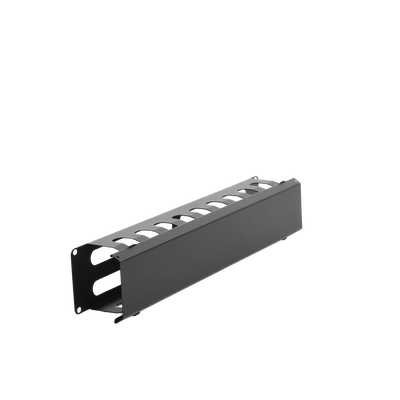 Organizador de Cables Horizontal de 2U para Rack de 19" con Cubierta Metálica - Image 5