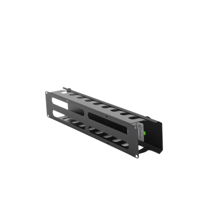 Organizador de Cables Horizontal de 2U para Rack de 19" con Cubierta Metálica - Image 6