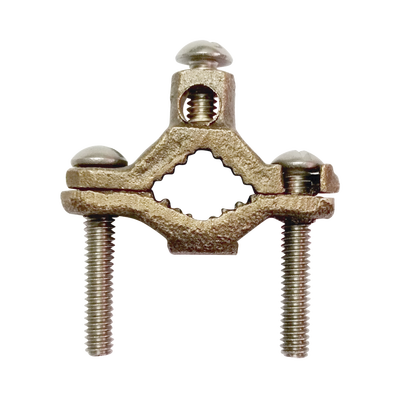Conector para Tubo de hasta 1 1/4″ a cable Cal. 4 AWG. Ideal para Aterrizaje de Torres TZ