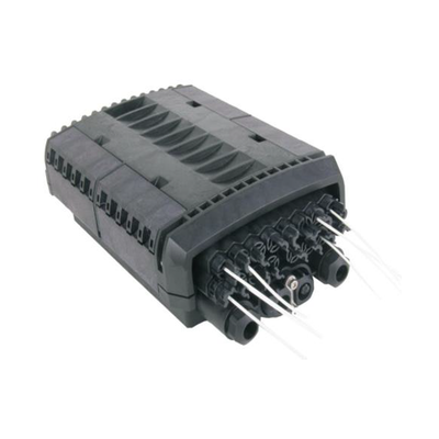 Caja de Distribución de Fibra Óptica para 24 Empalmes con 16 Acopladores SC/APC. Enterrado Directo, IP68, Splitter 1×16 Incluido con Conectores SC/APC
