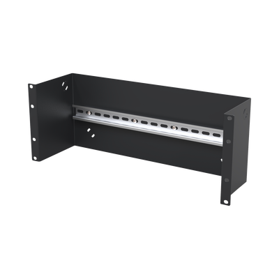 Riel de 35 mm con Soporte para Rack de 19″ 4UR