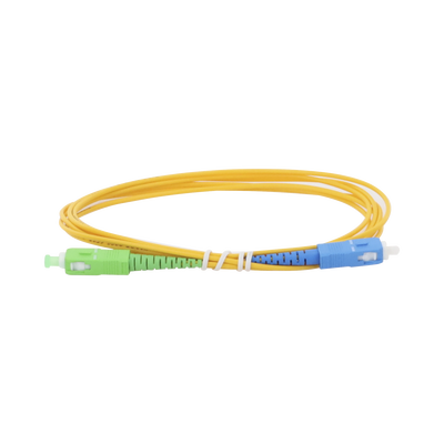 Jumper LINKEDPRO BY EPCOM LPSM2SCASCUS2 de Fibra Óptica Monomodo SC/APC-SC/UPC Simplex de 2 metros, 2mm